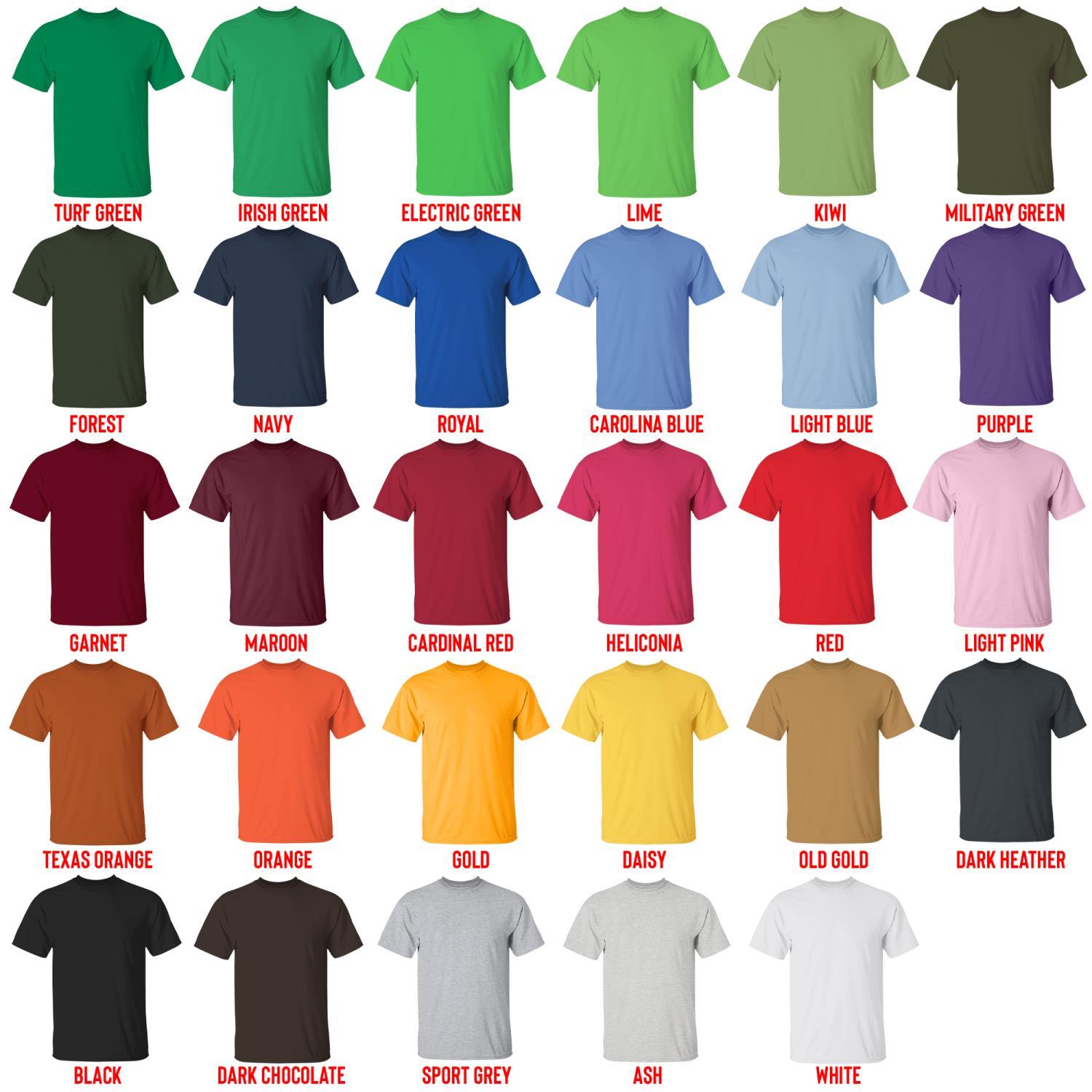 t shirt color chart - Guild Wars 2 Merch