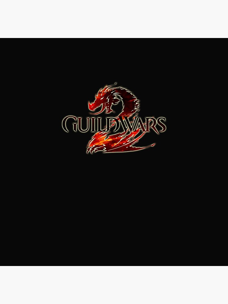 Guild Wars 2 Dragon Logo Throw Pillow - Image 2