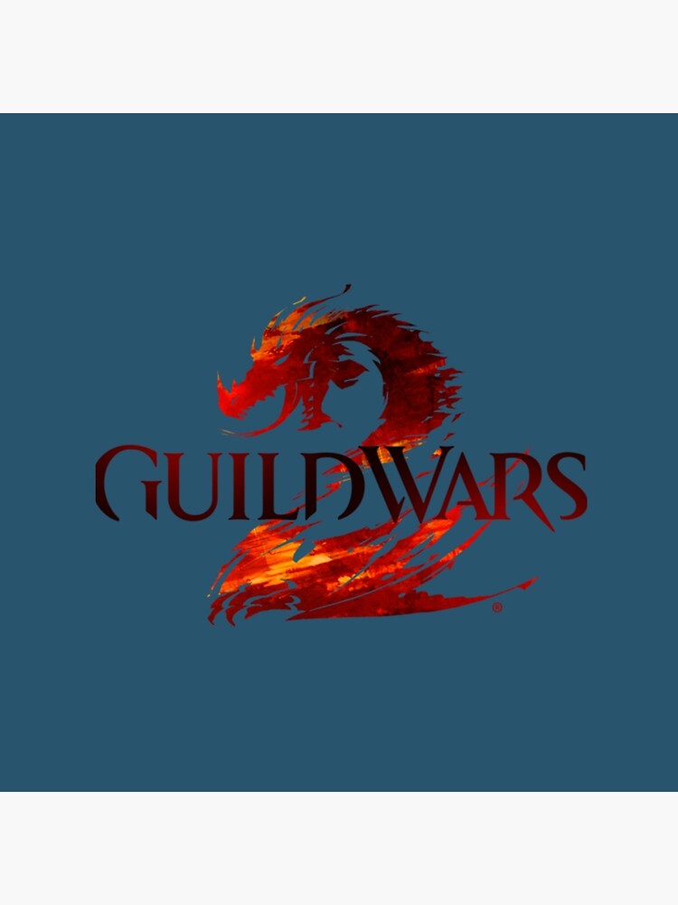 Guild Wars 2 Classic Logo Throw Pillow - Image 2
