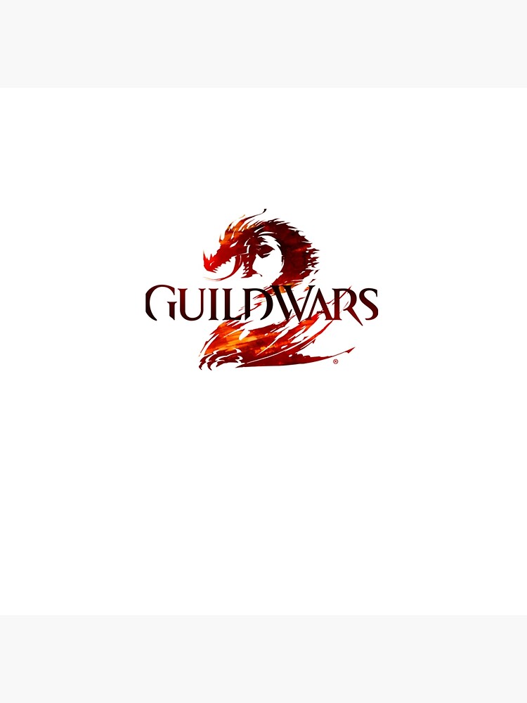 Guild Wars 2 Minimalist Logo Throw Pillow - Image 2