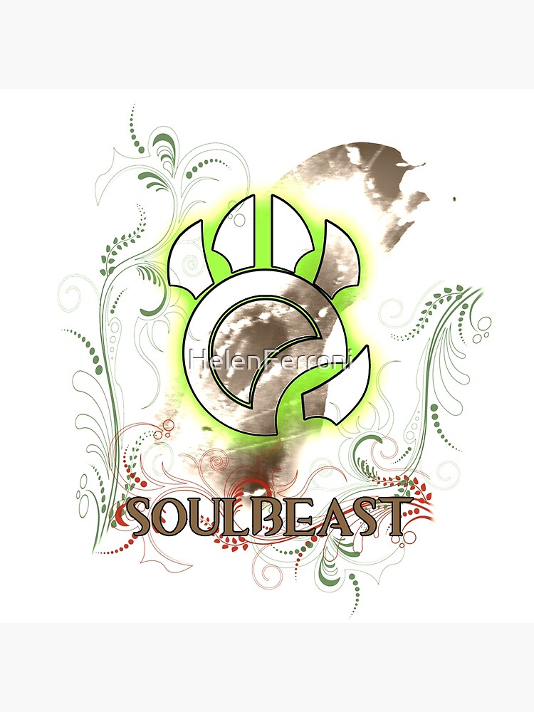 Guild Wars 2 Soulbeast Ranger Throw Pillow - Image 2