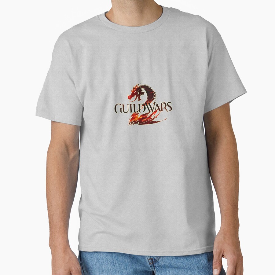 Guild Wars 2 Dragon Logo T-shirt - Image 3