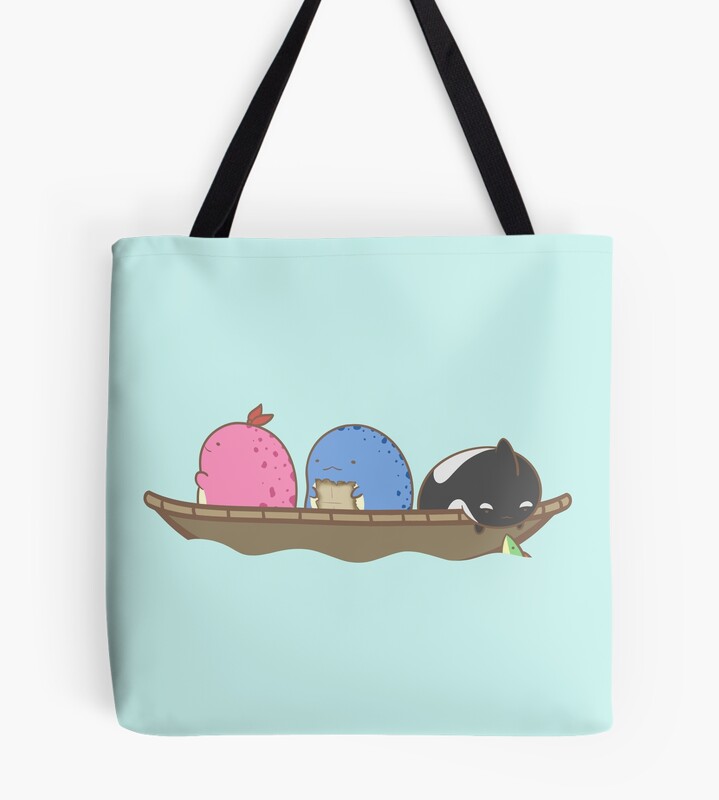 Guild Wars 2 Quaggans In A Boat Tote Bag
