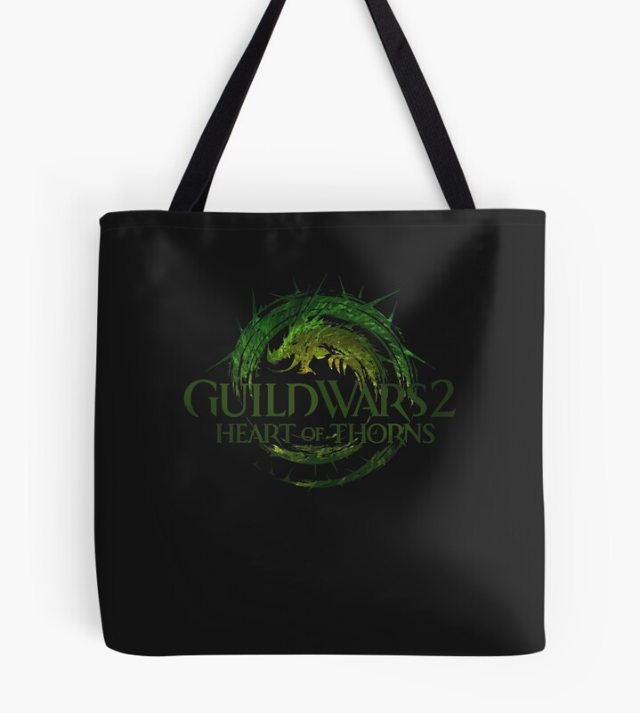 Guild Wars 2 Heart Of Thorns Logo Tote Bag