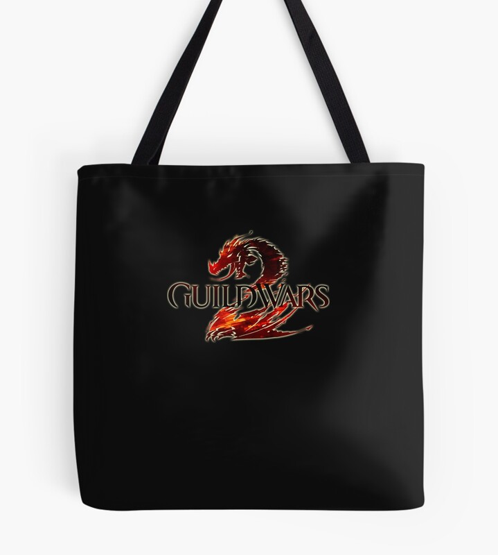 Guild Wars 2 Dragon Logo Tote Bag