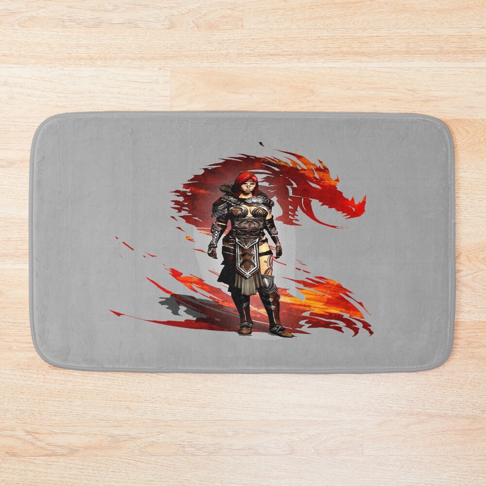 Guild Wars 2 Catmander Funny Bath Mat
