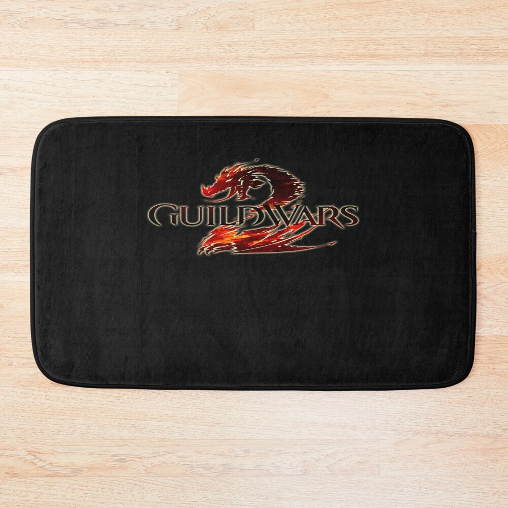 Guild Wars 2 Dragon Logo Bath Mat