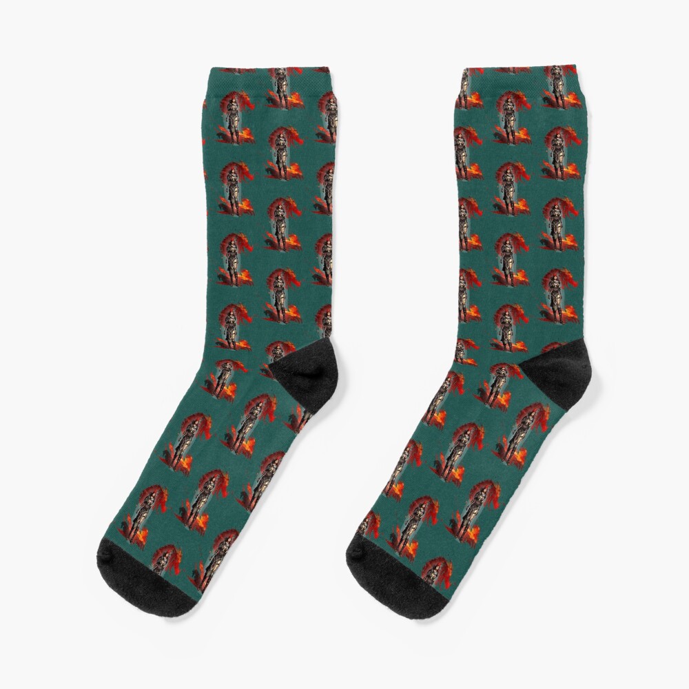 Guild Wars 2 Catmander Funny Socks