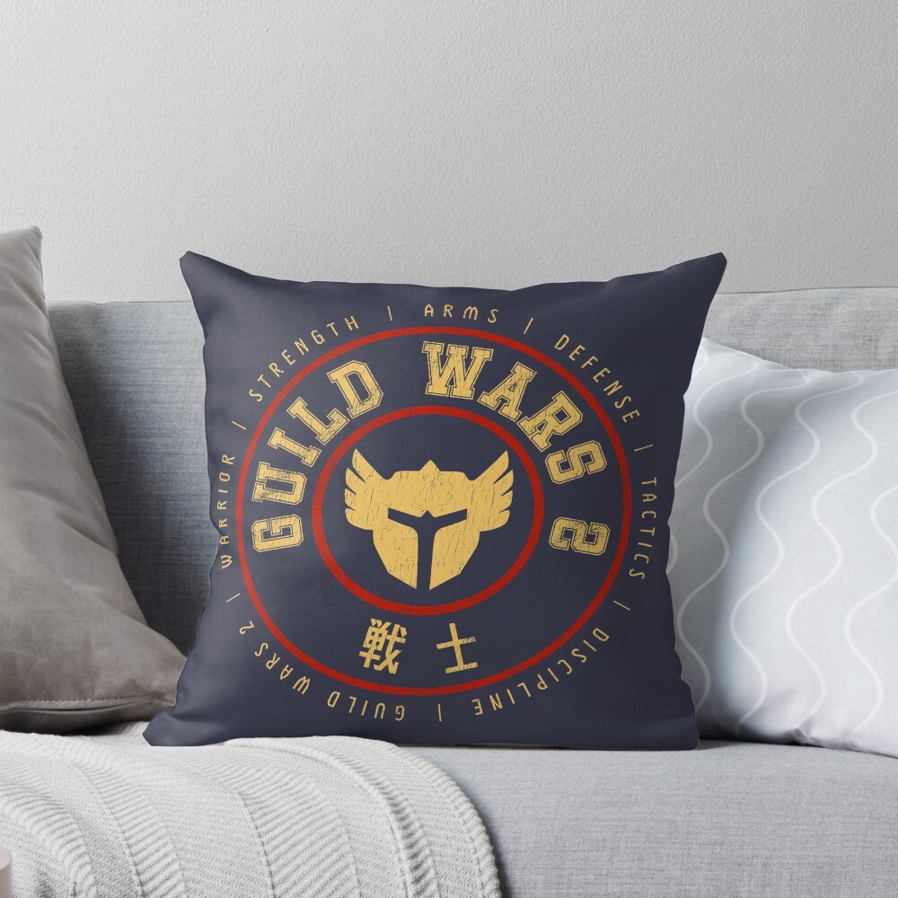 Guild Wars 2 Warrior Class Throw Pillow