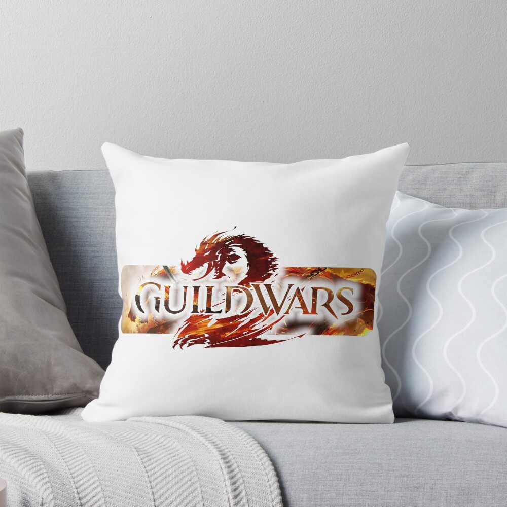 Guild Wars 2 Tyria Adventure Throw Pillow
