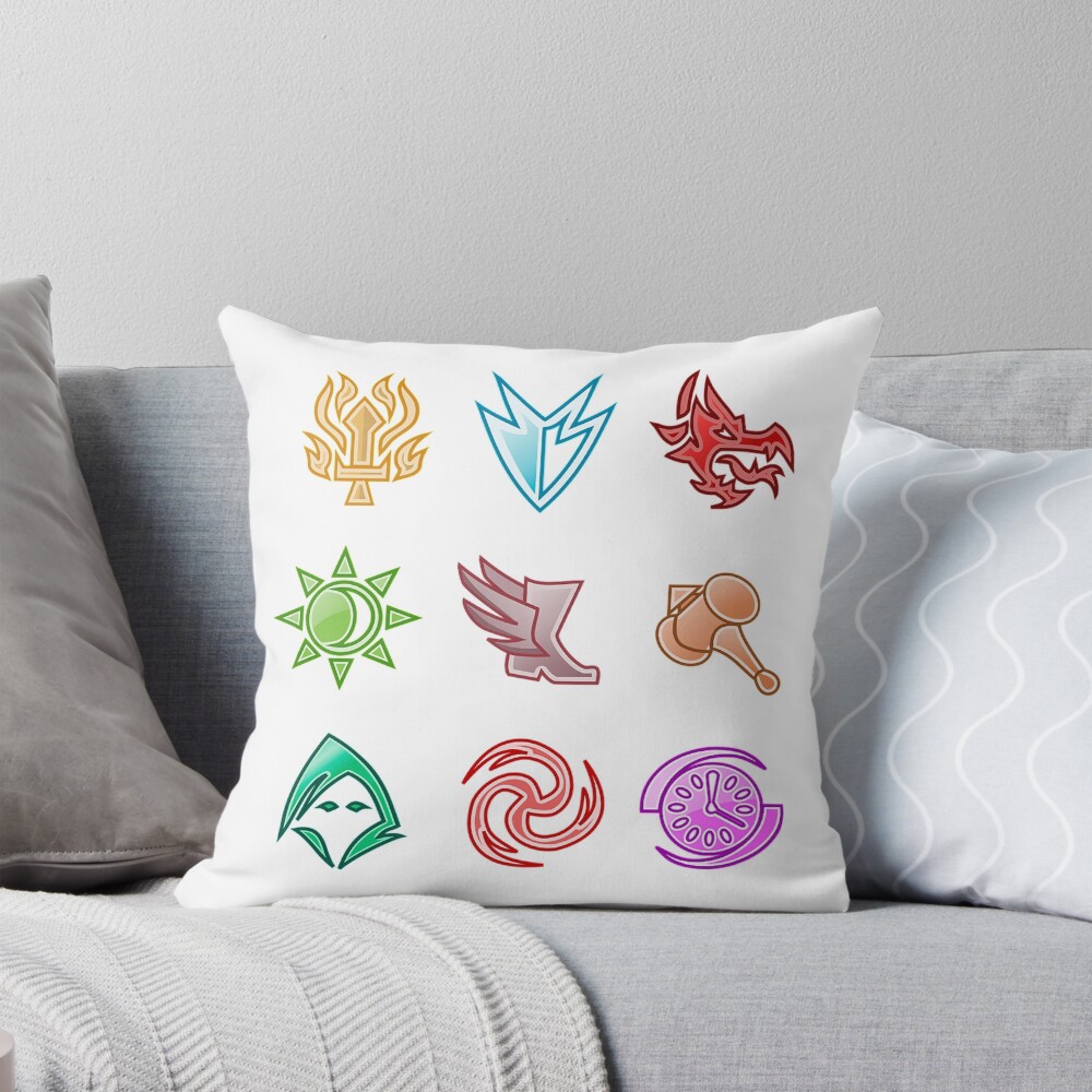 Guild Wars 2 Elite Specializations Throw Pillow