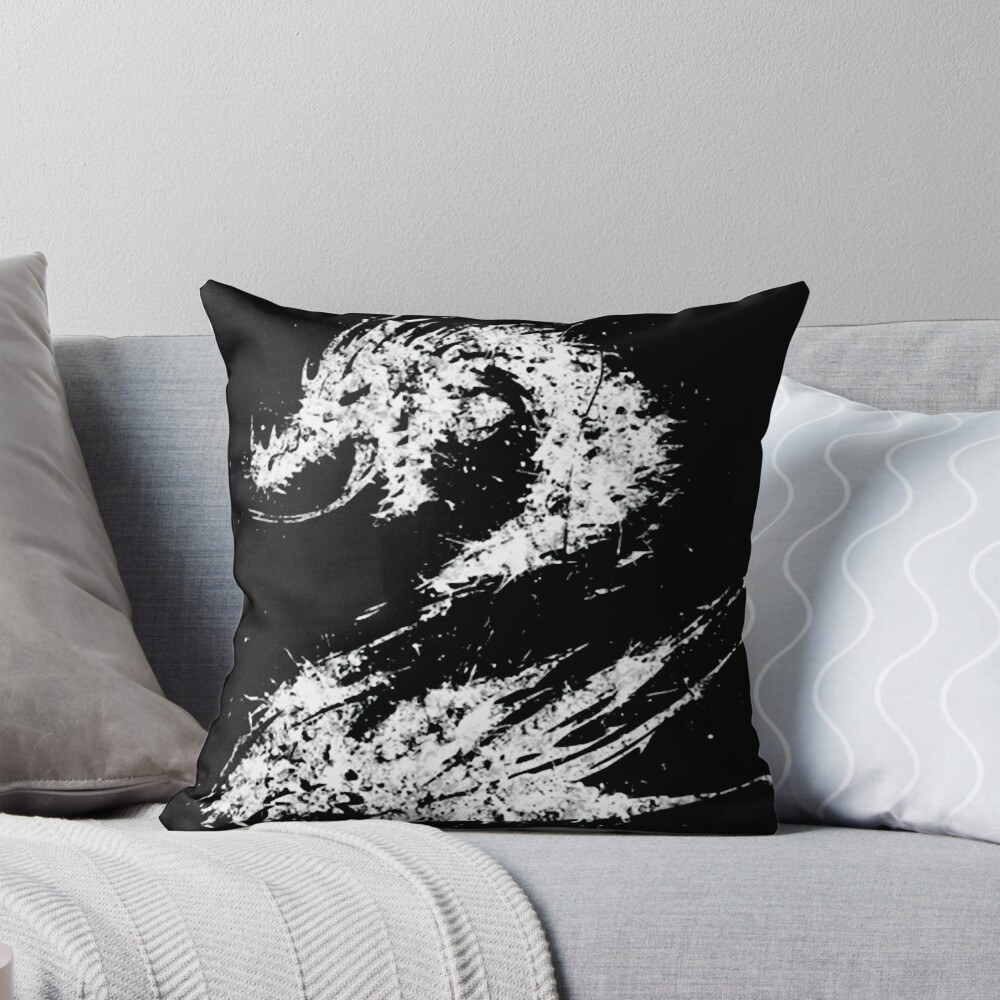 Guild Wars 2 Dragon Crest Throw Pillow