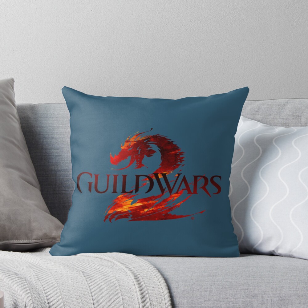 Guild Wars 2 Classic Logo Throw Pillow
